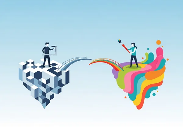 double empathy problem communication gap illustration