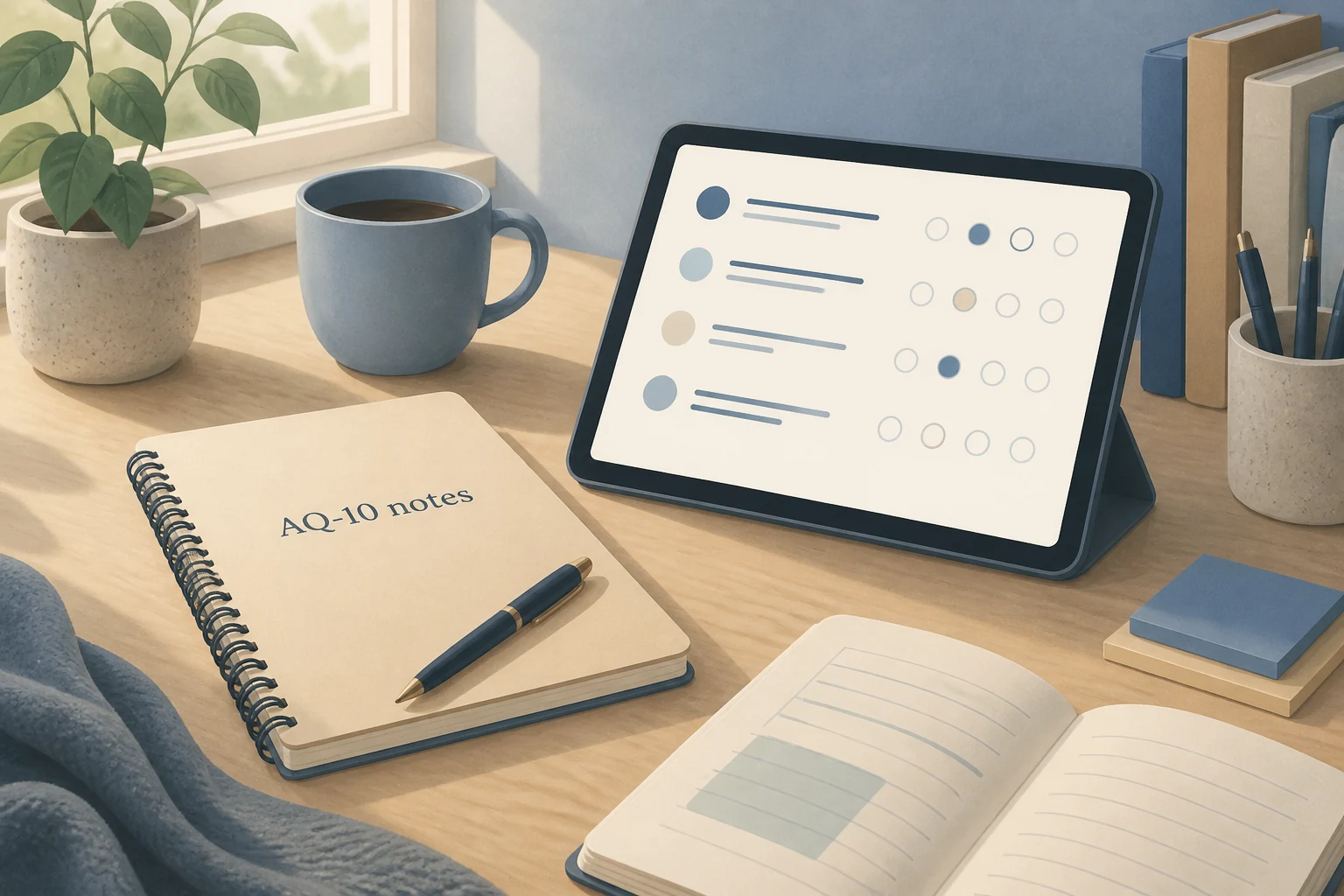 Calm AQ 10 reflection desk